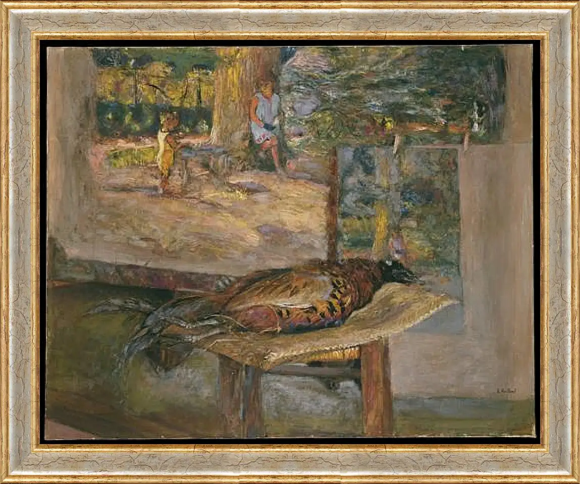 Картина в раме - Interior with Paintings and a Pheasant. Эдуар Вюйар