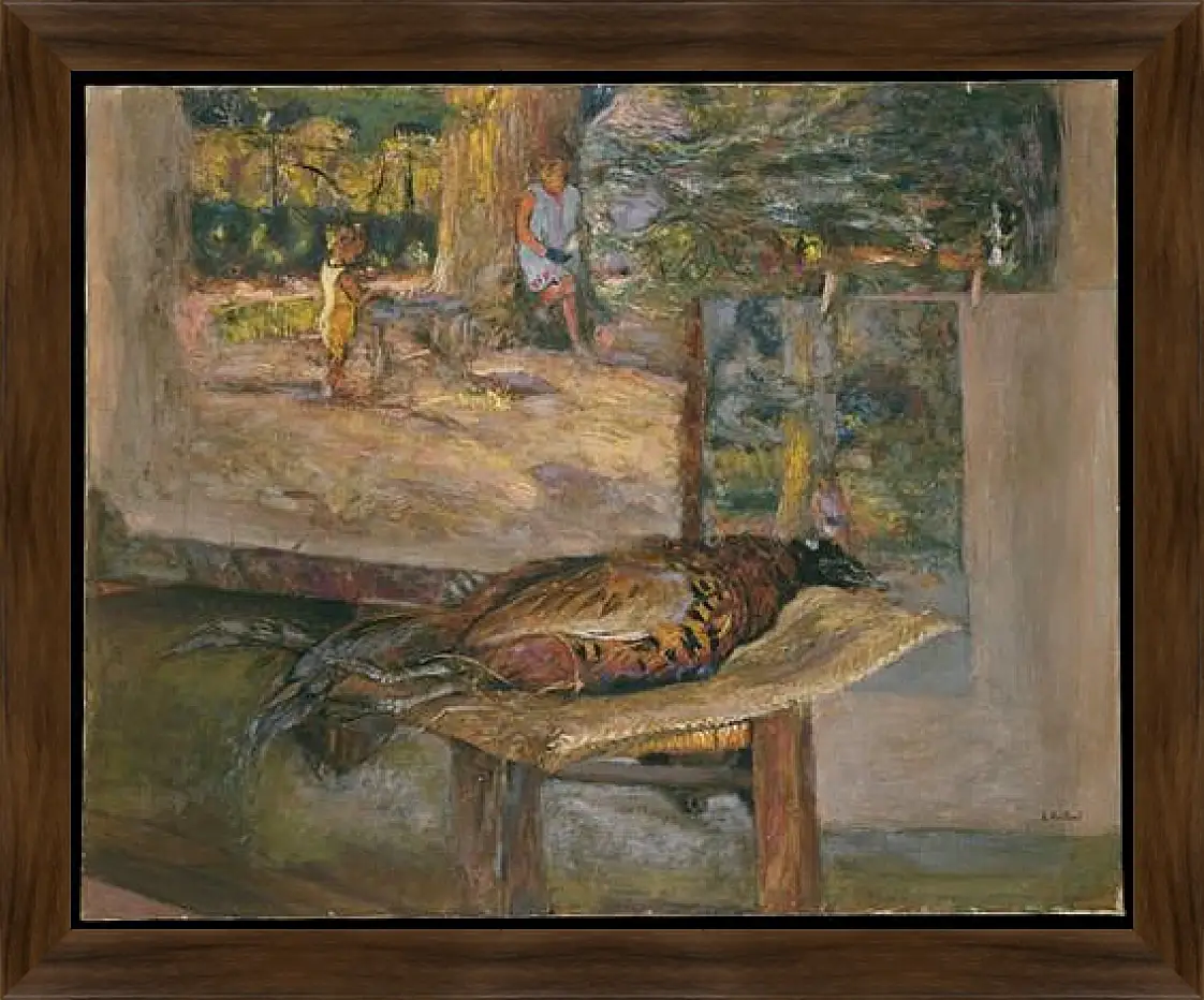 Картина в раме - Interior with Paintings and a Pheasant. Эдуар Вюйар