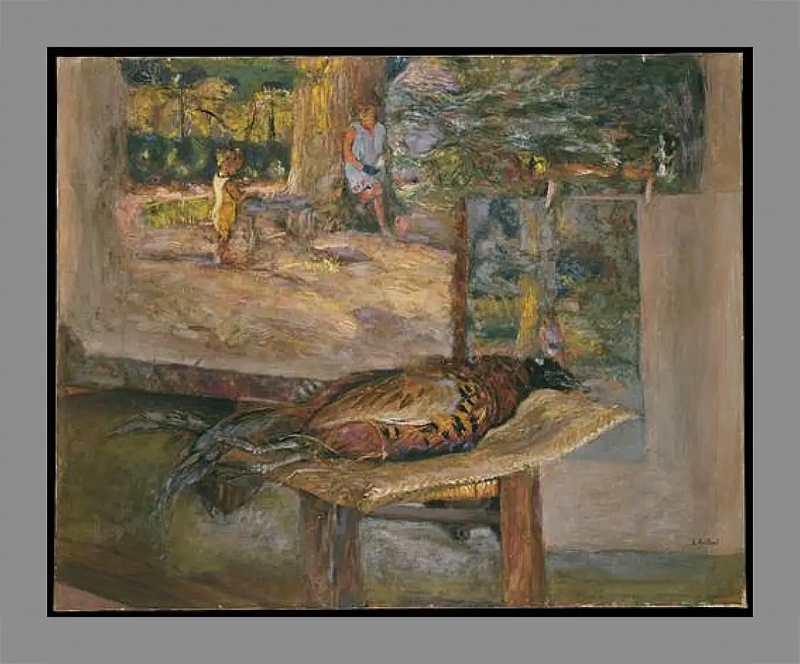 Картина в раме - Interior with Paintings and a Pheasant. Эдуар Вюйар