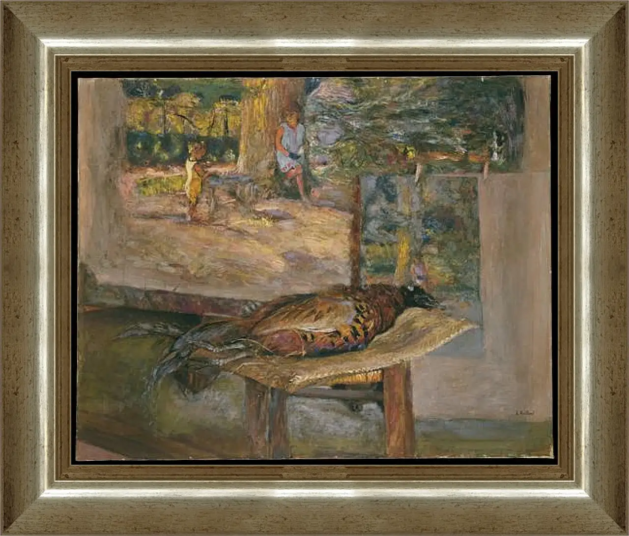 Картина в раме - Interior with Paintings and a Pheasant. Эдуар Вюйар