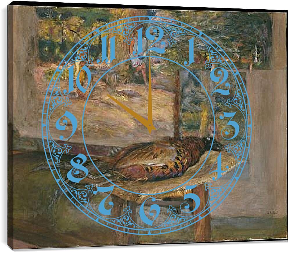 Часы картина - Interior with Paintings and a Pheasant. Эдуар Вюйар