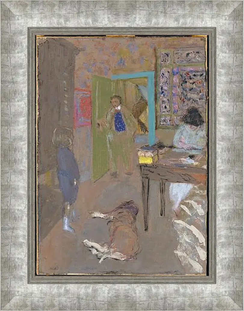 Картина в раме - Interior at Saint-Jacut. Эдуар Вюйар