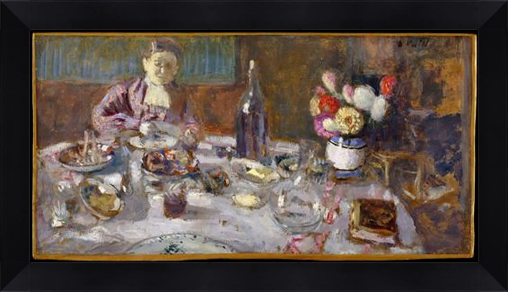 Картина в раме - Luncheon. Эдуар Вюйар