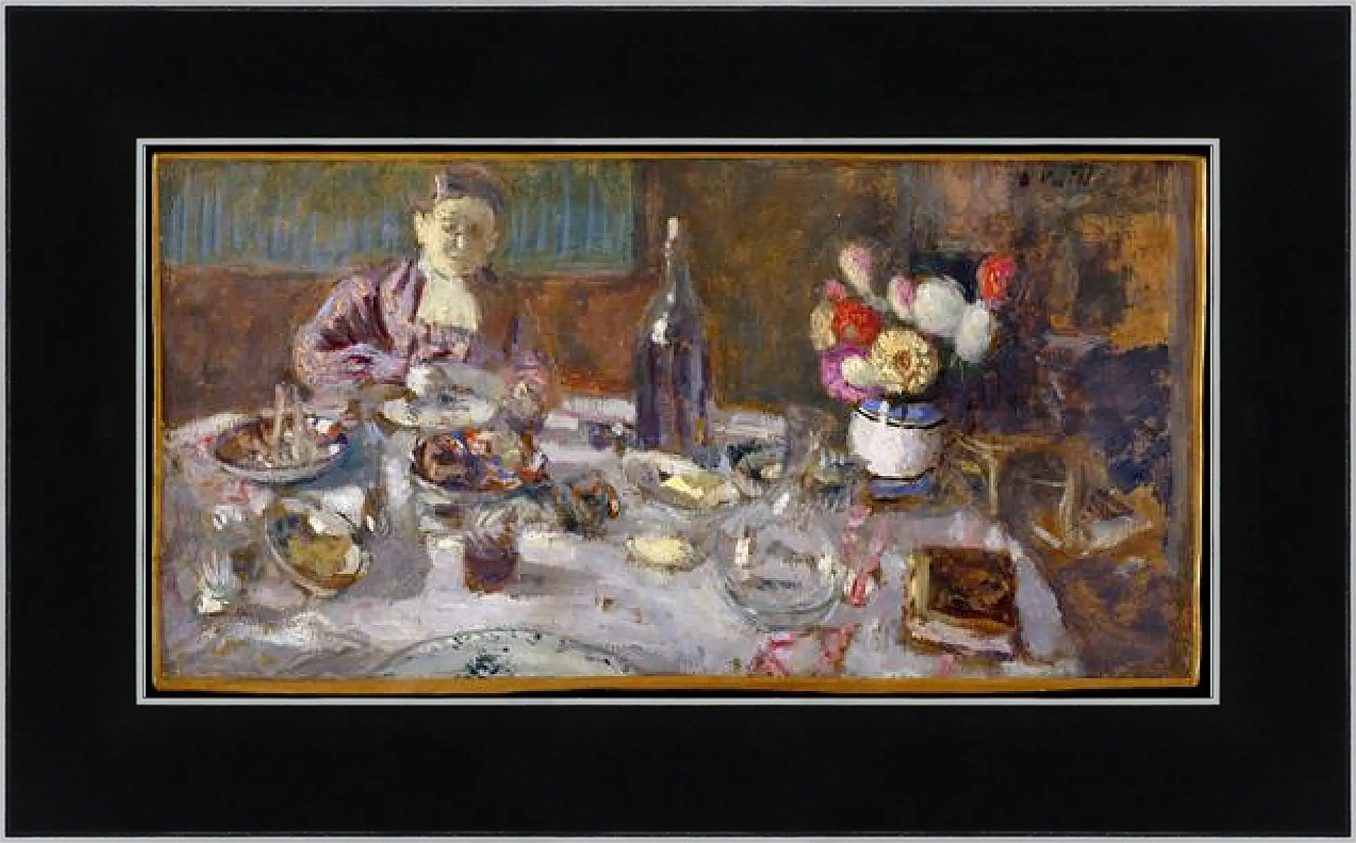 Картина в раме - Luncheon. Эдуар Вюйар