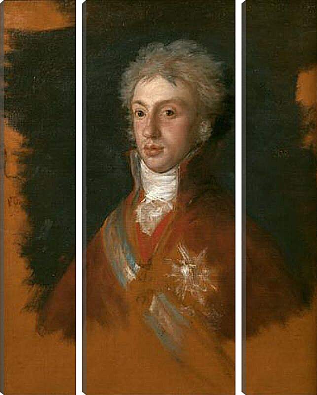 Модульная картина - Portrait of Luis de Etruria. Франсиско Гойя