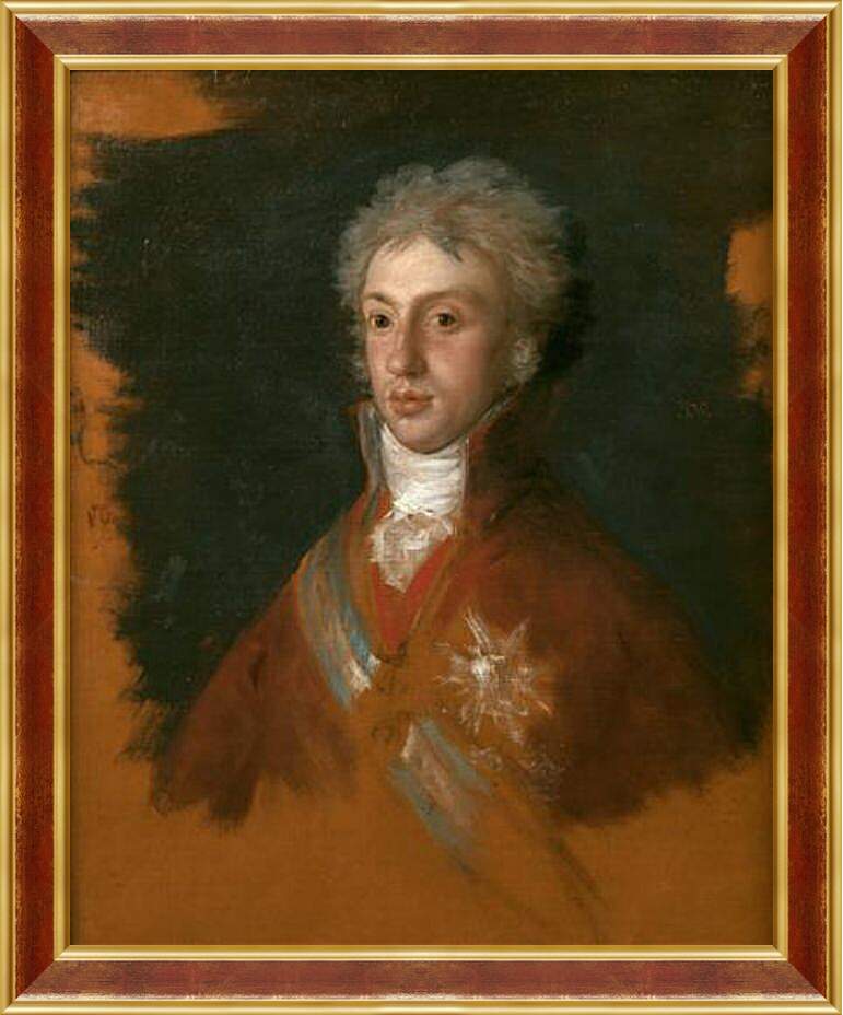 Картина в раме - Portrait of Luis de Etruria. Франсиско Гойя