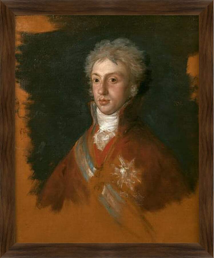 Картина в раме - Portrait of Luis de Etruria. Франсиско Гойя