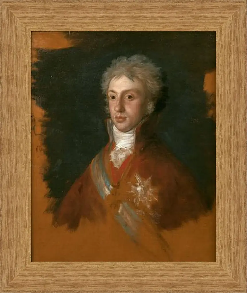 Картина в раме - Portrait of Luis de Etruria. Франсиско Гойя