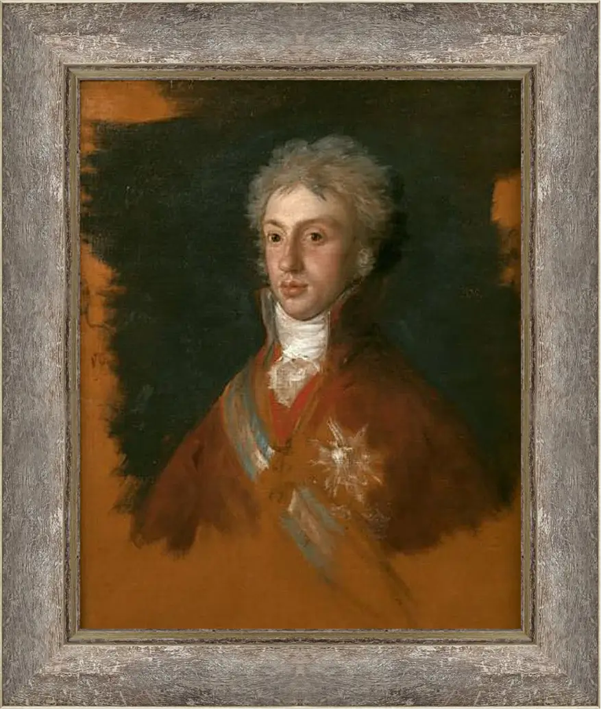 Картина в раме - Portrait of Luis de Etruria. Франсиско Гойя