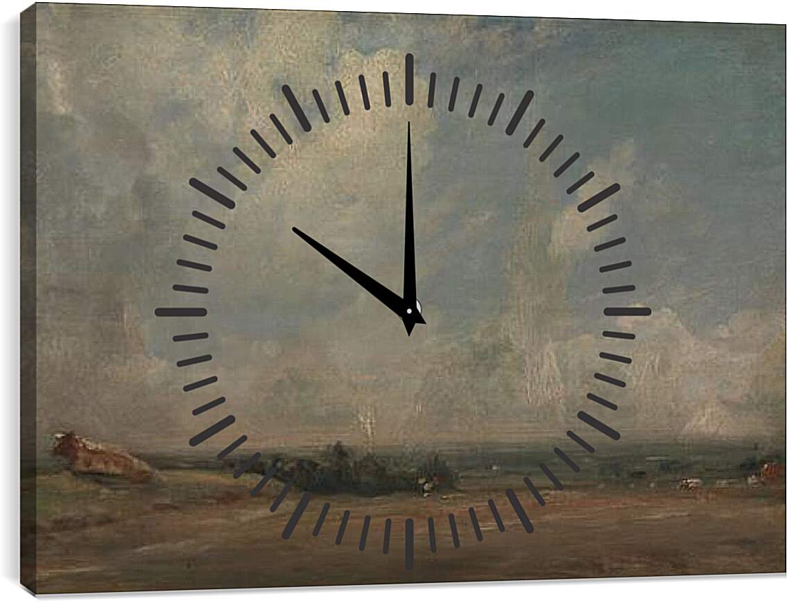 Часы картина - A View from Hampstead Heath. Джон Констебл