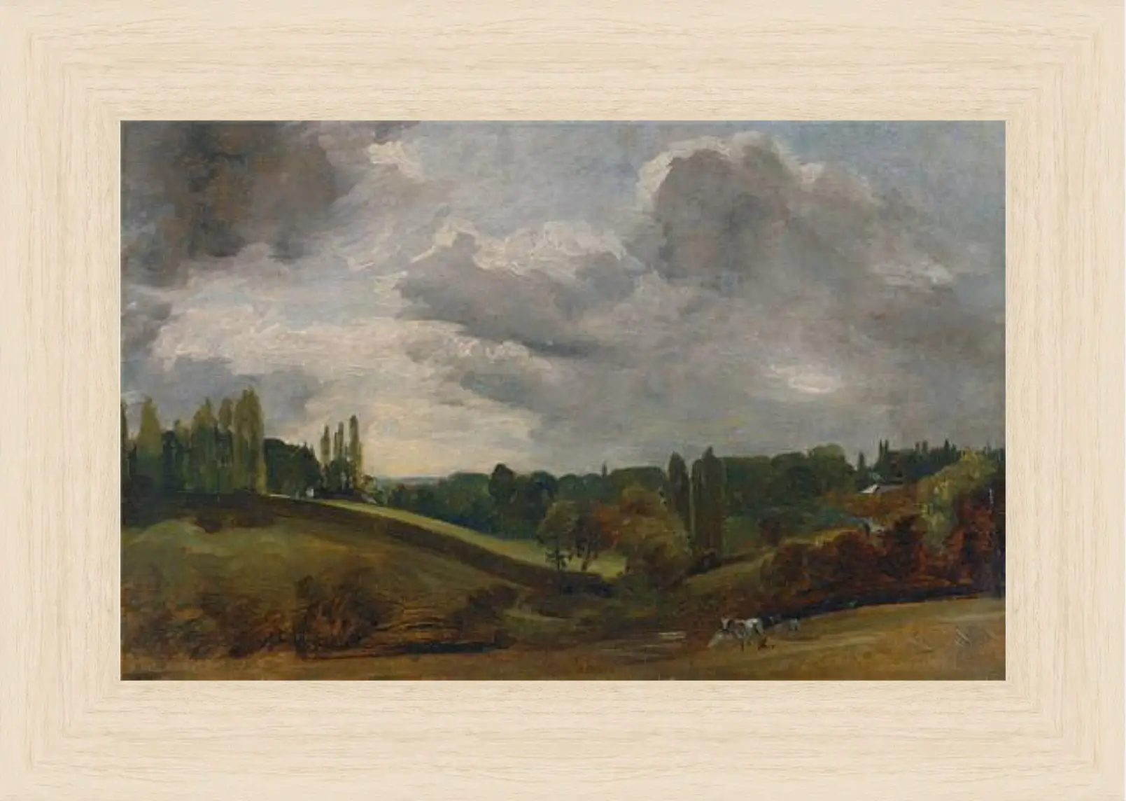 Картина в раме - East Bergholt. Джон Констебл