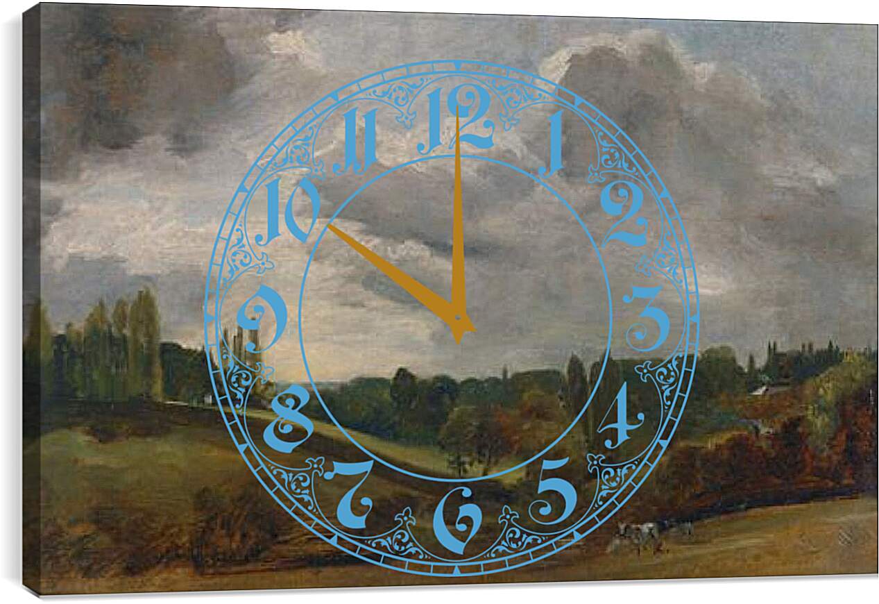 Часы картина - East Bergholt. Джон Констебл