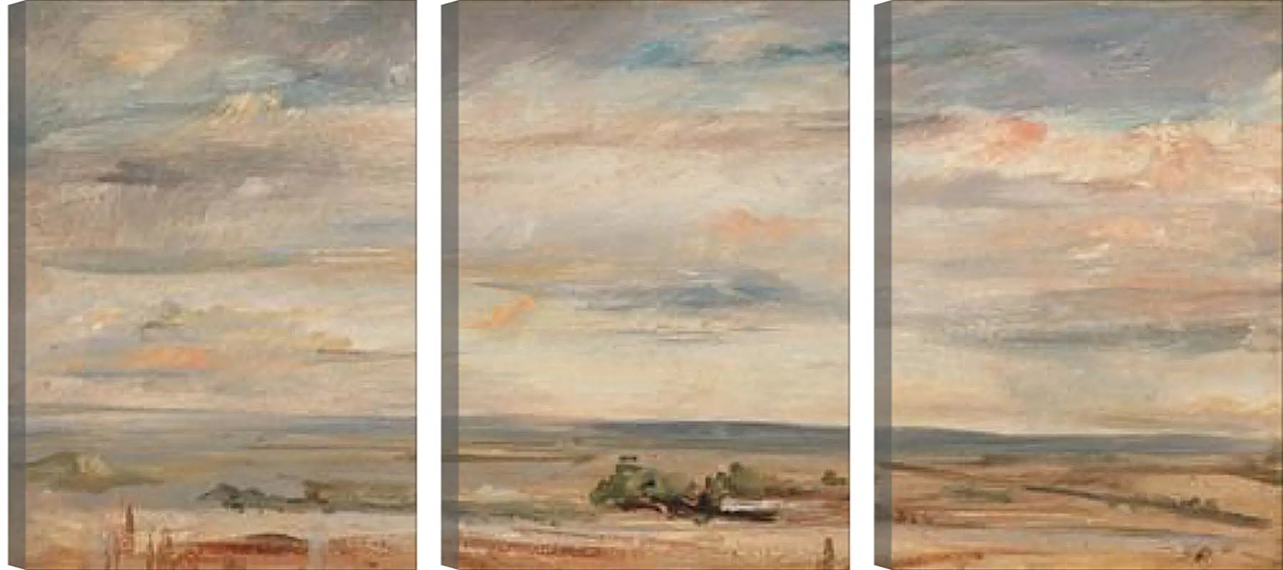 Модульная картина - Cloud Study, Early Morning, Looking East from Hampstead. Джон Констебл