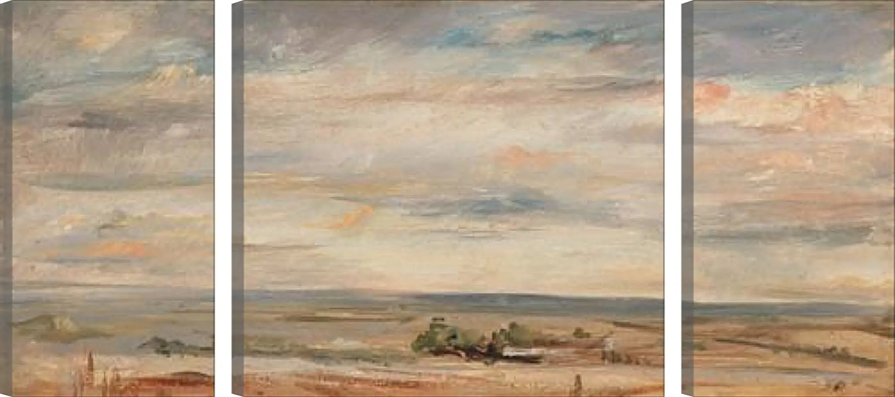 Модульная картина - Cloud Study, Early Morning, Looking East from Hampstead. Джон Констебл