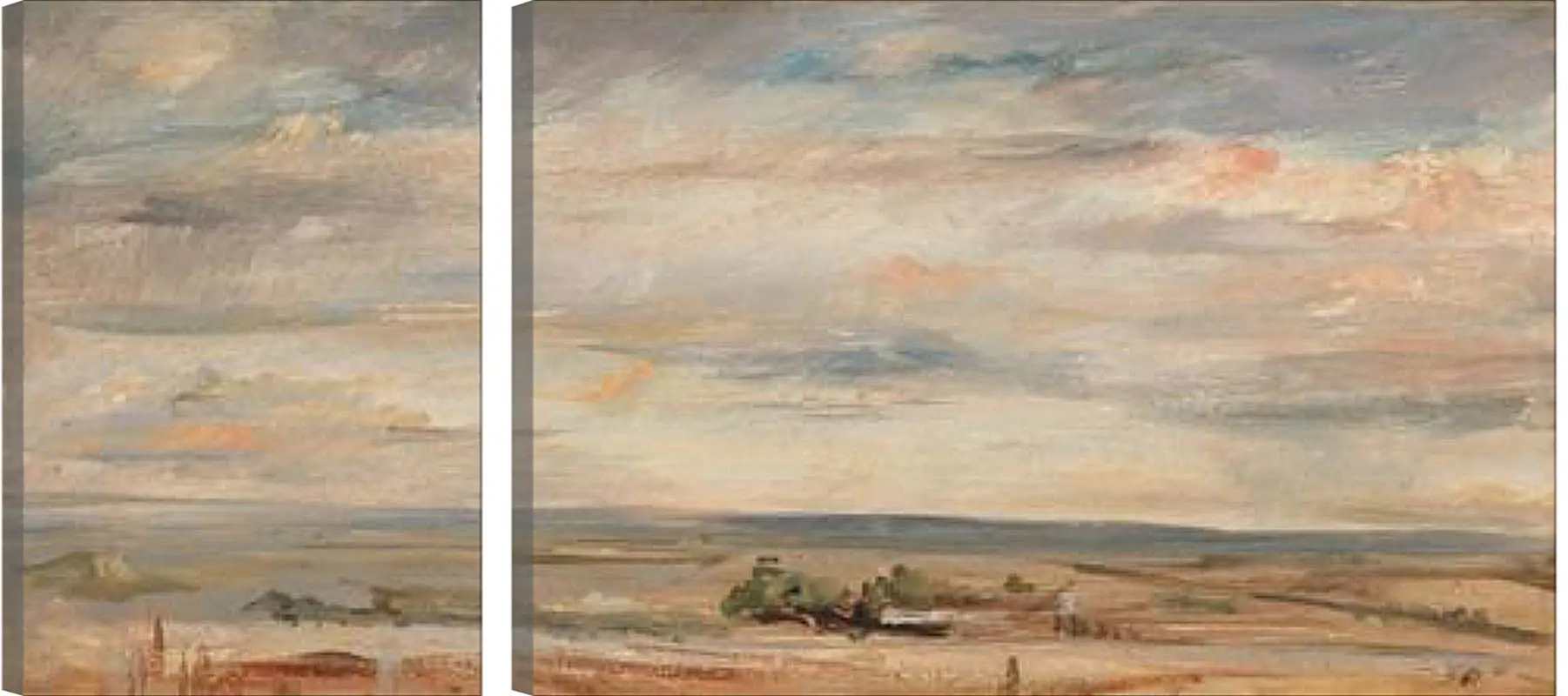 Модульная картина - Cloud Study, Early Morning, Looking East from Hampstead. Джон Констебл