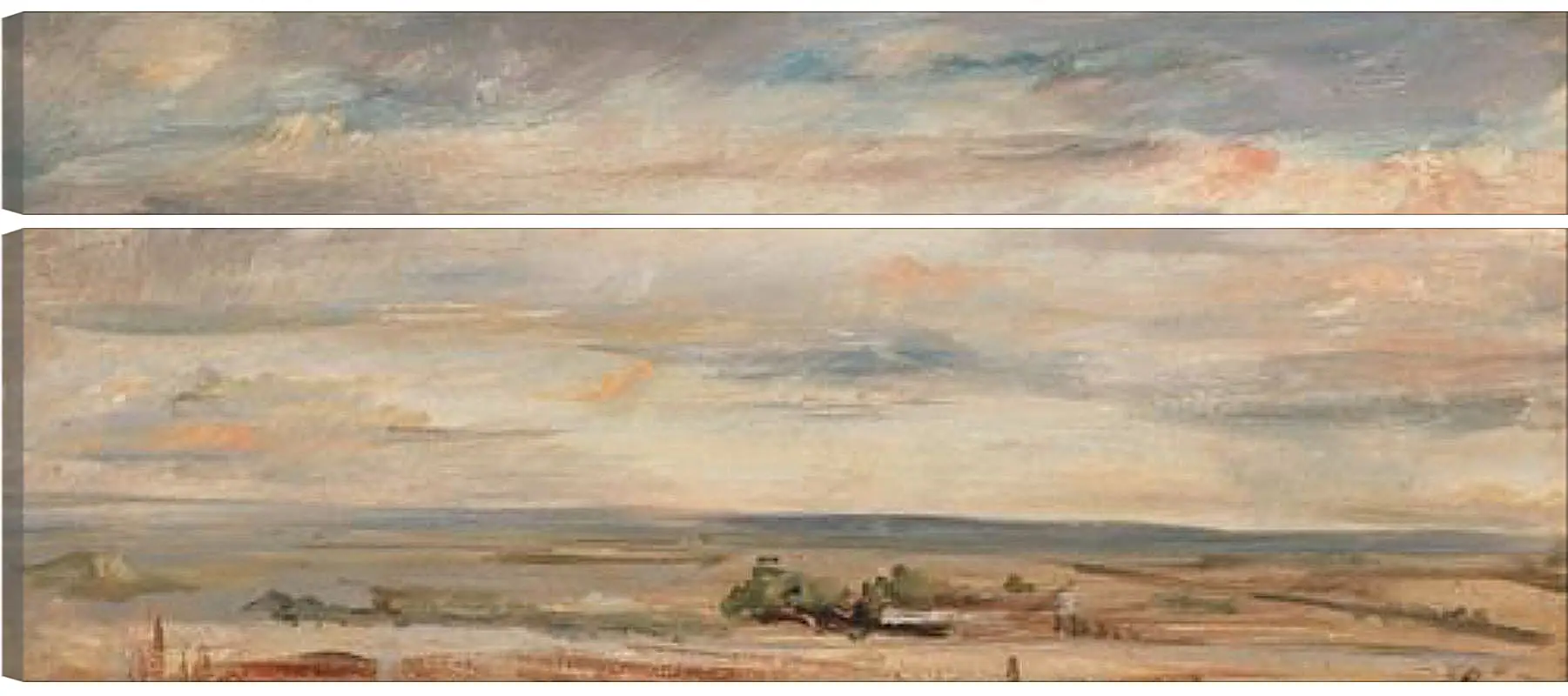 Модульная картина - Cloud Study, Early Morning, Looking East from Hampstead. Джон Констебл