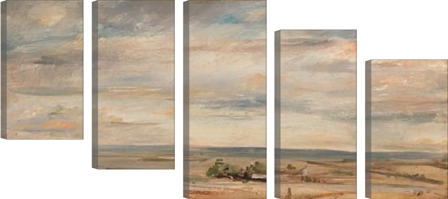 Модульная картина - Cloud Study, Early Morning, Looking East from Hampstead. Джон Констебл