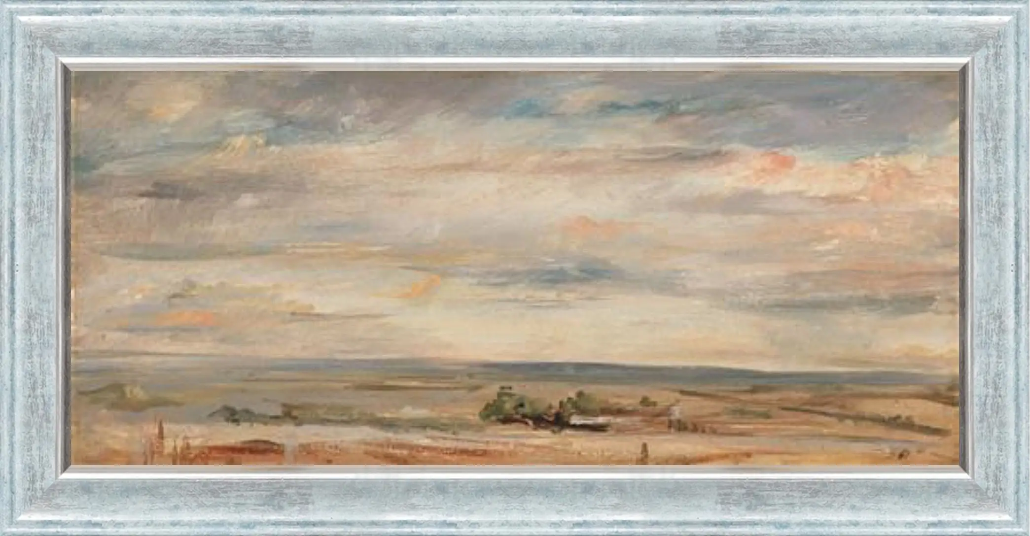 Картина в раме - Cloud Study, Early Morning, Looking East from Hampstead. Джон Констебл