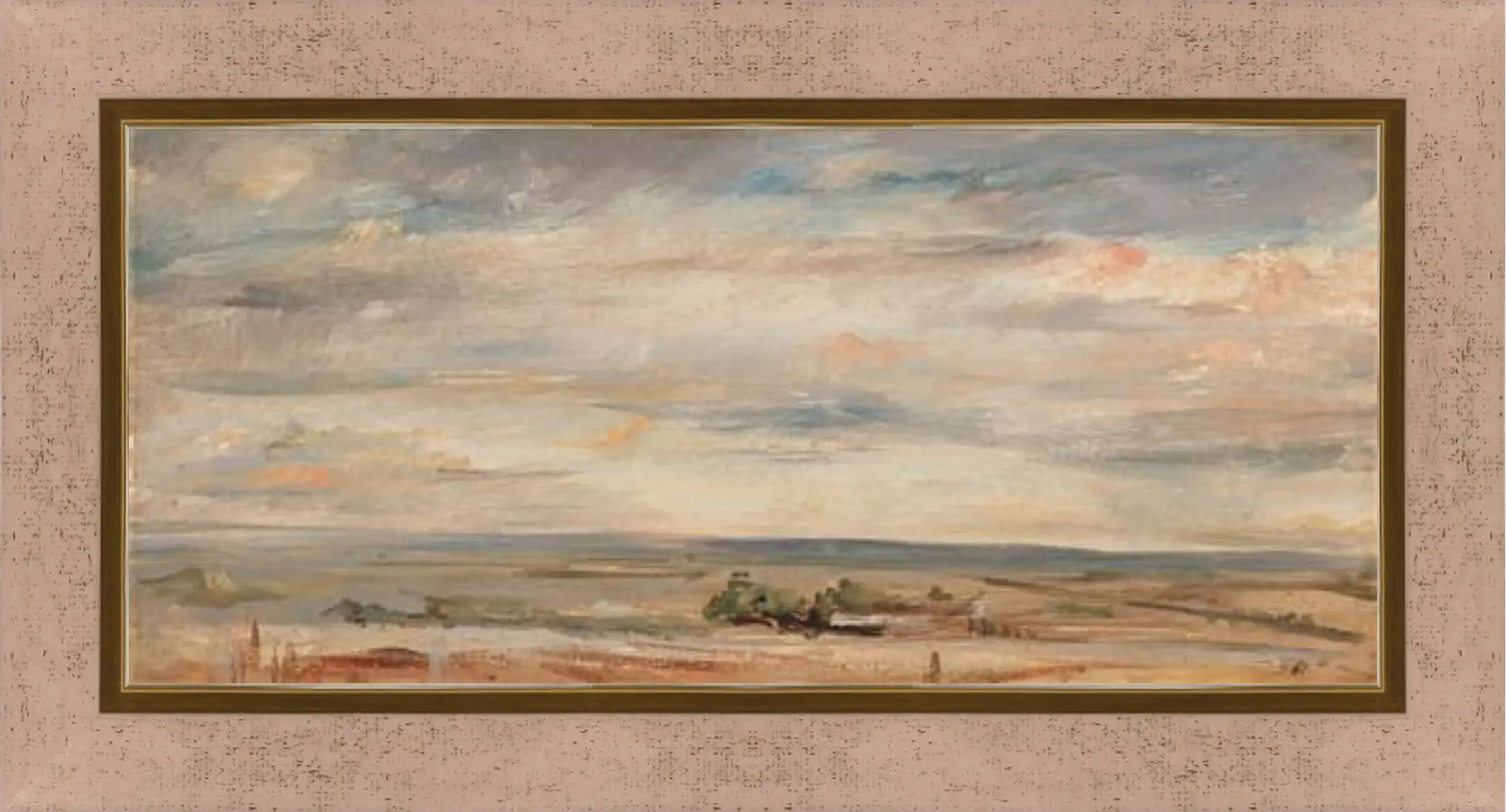 Картина в раме - Cloud Study, Early Morning, Looking East from Hampstead. Джон Констебл