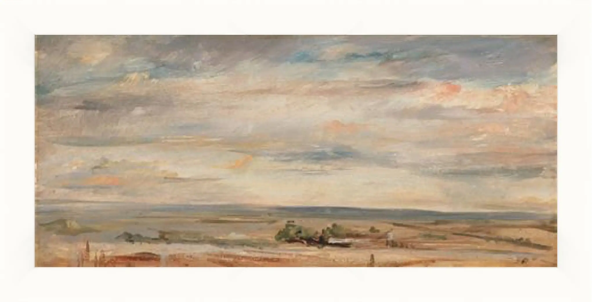 Картина в раме - Cloud Study, Early Morning, Looking East from Hampstead. Джон Констебл