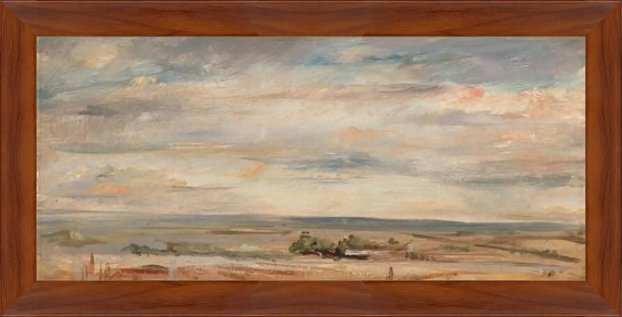 Картина в раме - Cloud Study, Early Morning, Looking East from Hampstead. Джон Констебл