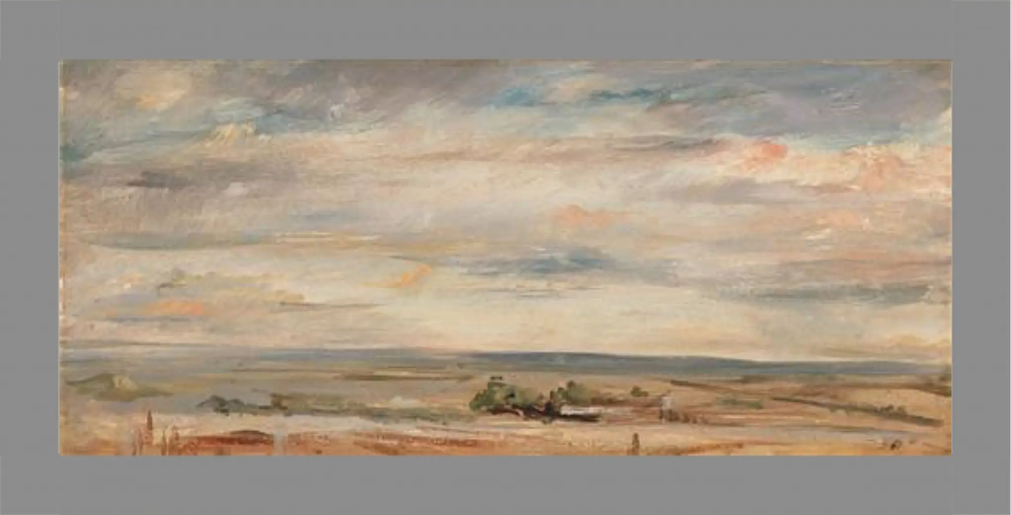 Картина в раме - Cloud Study, Early Morning, Looking East from Hampstead. Джон Констебл