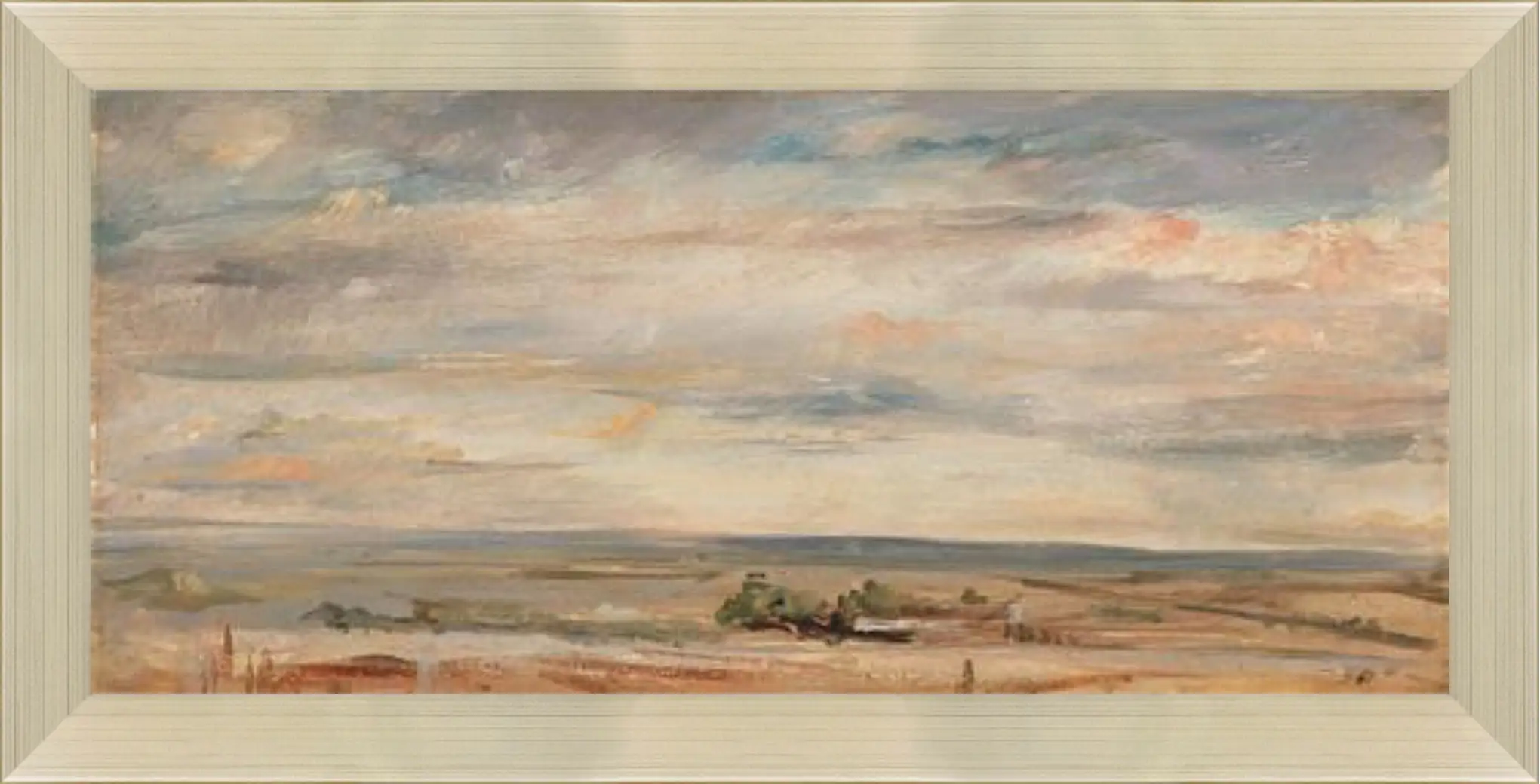 Картина в раме - Cloud Study, Early Morning, Looking East from Hampstead. Джон Констебл