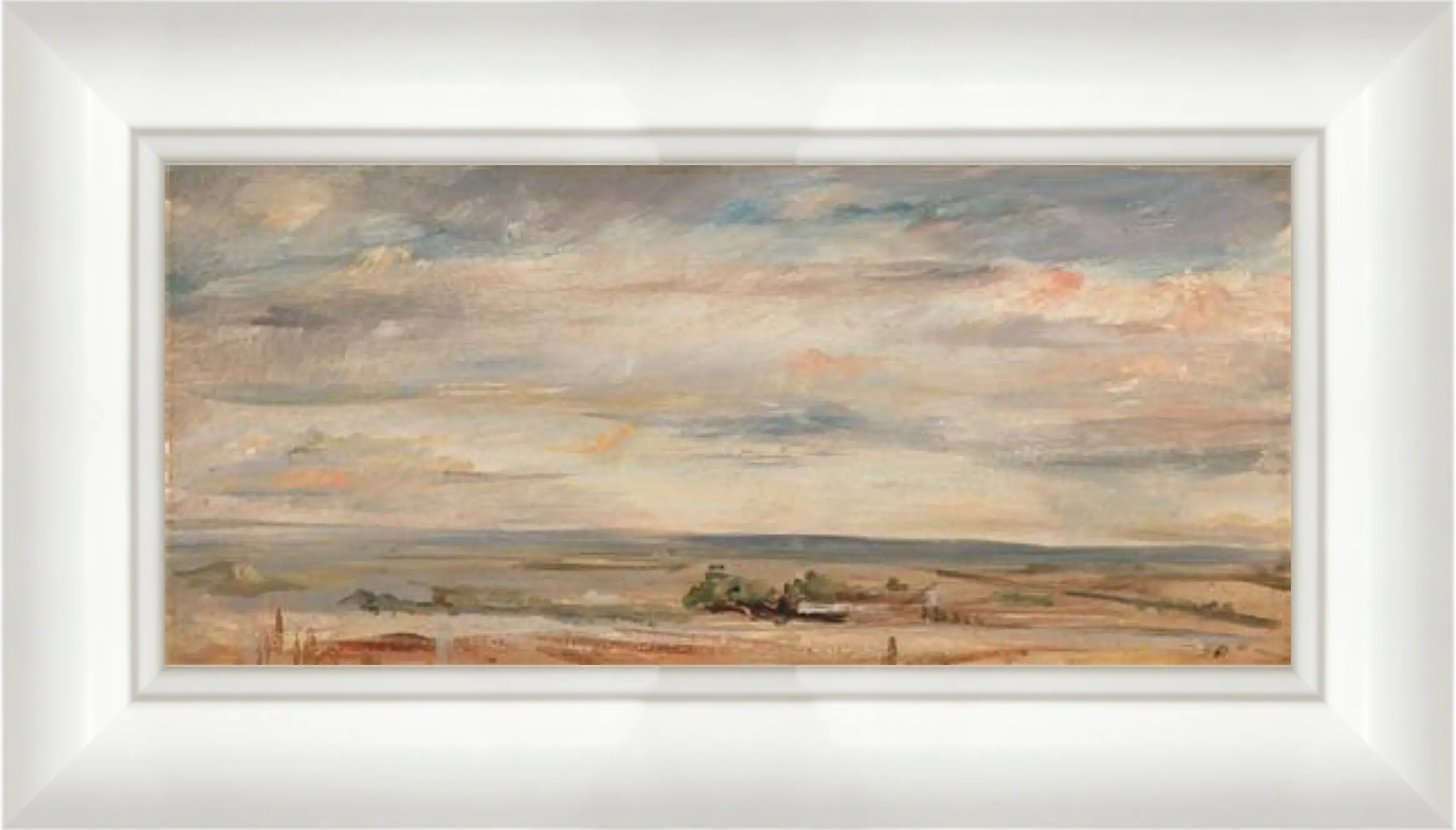 Картина в раме - Cloud Study, Early Morning, Looking East from Hampstead. Джон Констебл