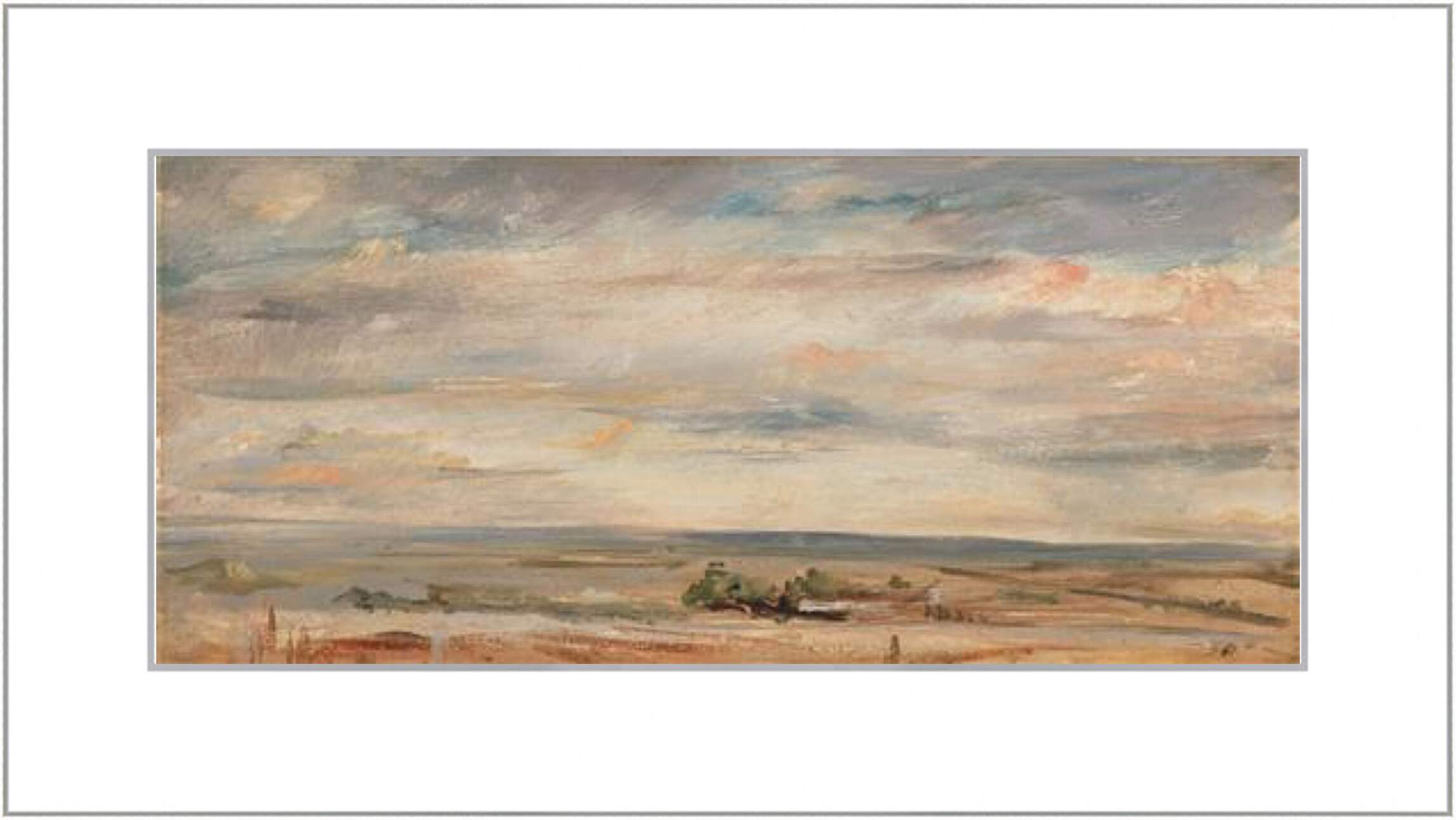 Картина в раме - Cloud Study, Early Morning, Looking East from Hampstead. Джон Констебл