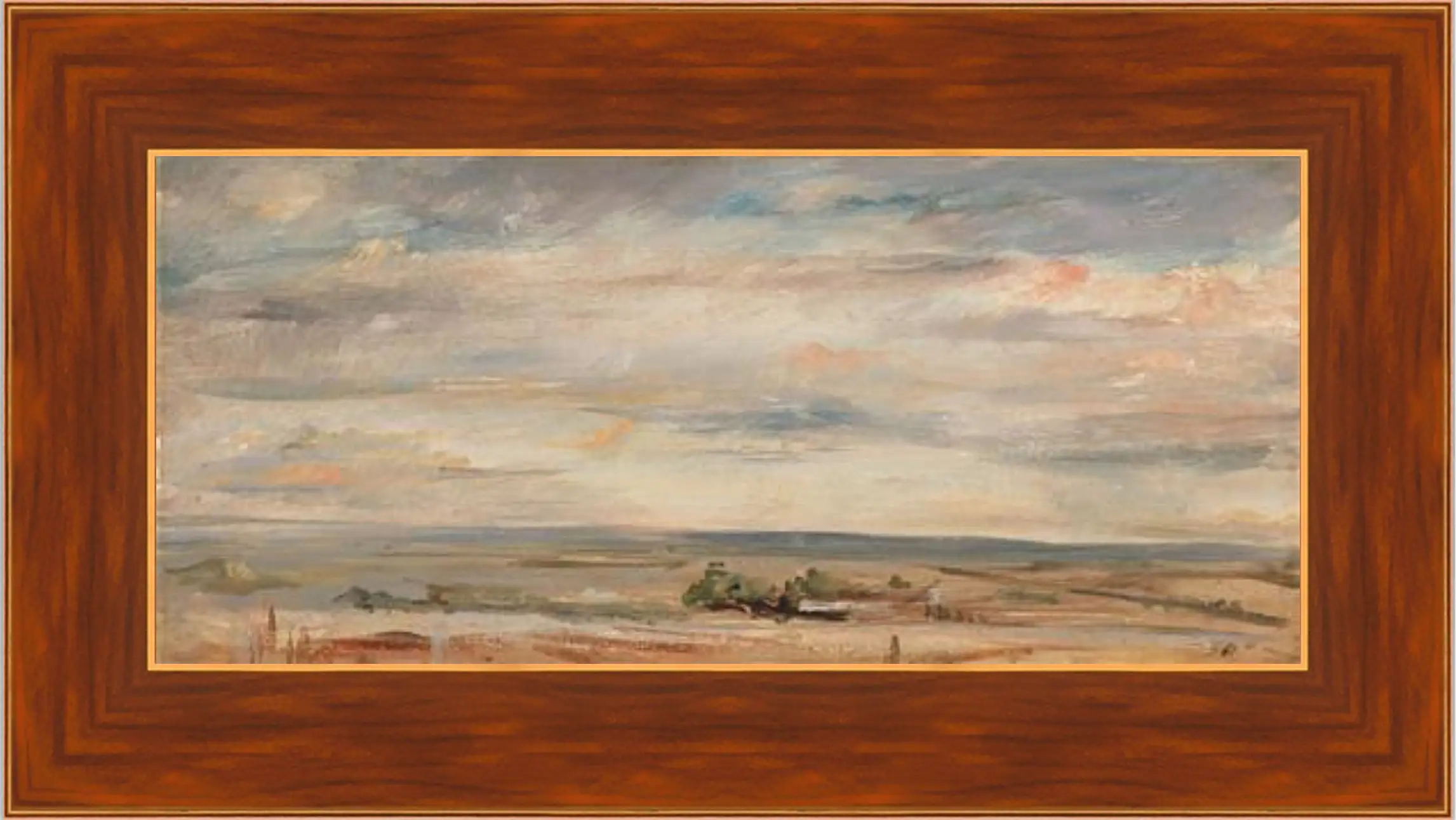 Картина в раме - Cloud Study, Early Morning, Looking East from Hampstead. Джон Констебл