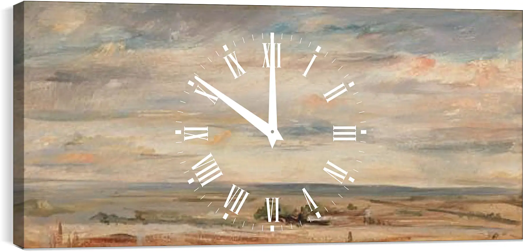 Часы картина - Cloud Study, Early Morning, Looking East from Hampstead. Джон Констебл
