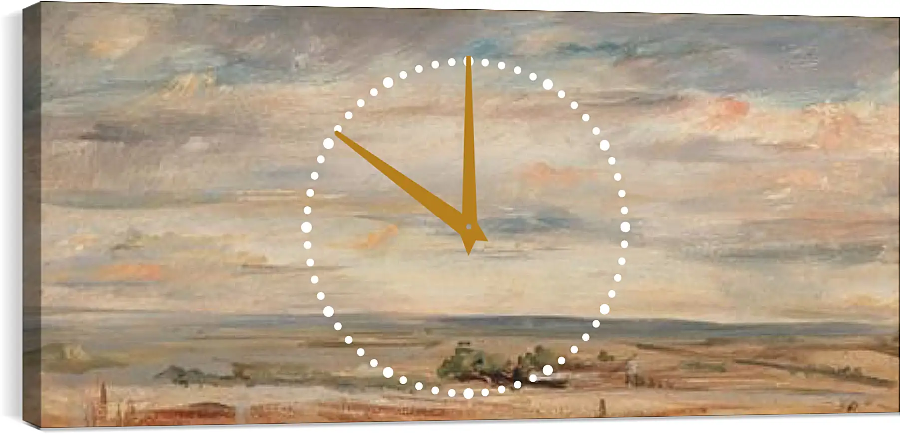 Часы картина - Cloud Study, Early Morning, Looking East from Hampstead. Джон Констебл
