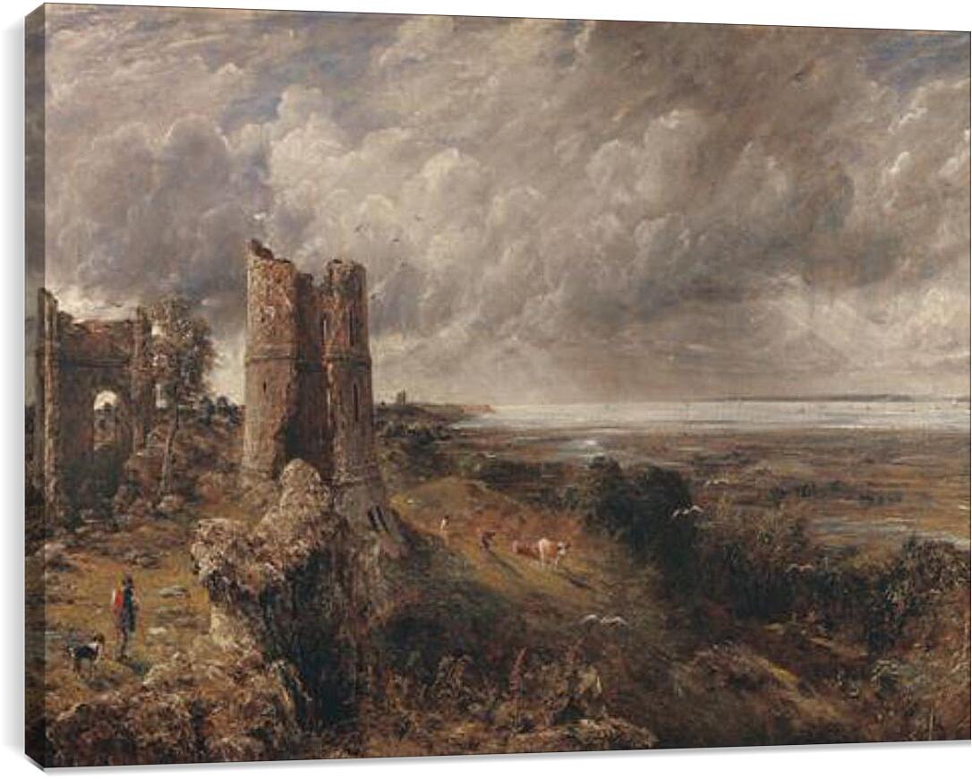 Постер и плакат - Hadleigh Castle, The Mouth of the Thames  Morning after a Stormy Night. Джон Констебл