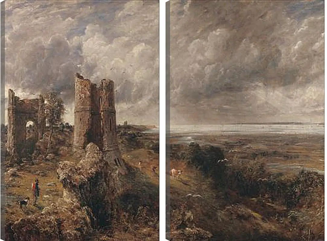 Модульная картина - Hadleigh Castle, The Mouth of the Thames  Morning after a Stormy Night. Джон Констебл