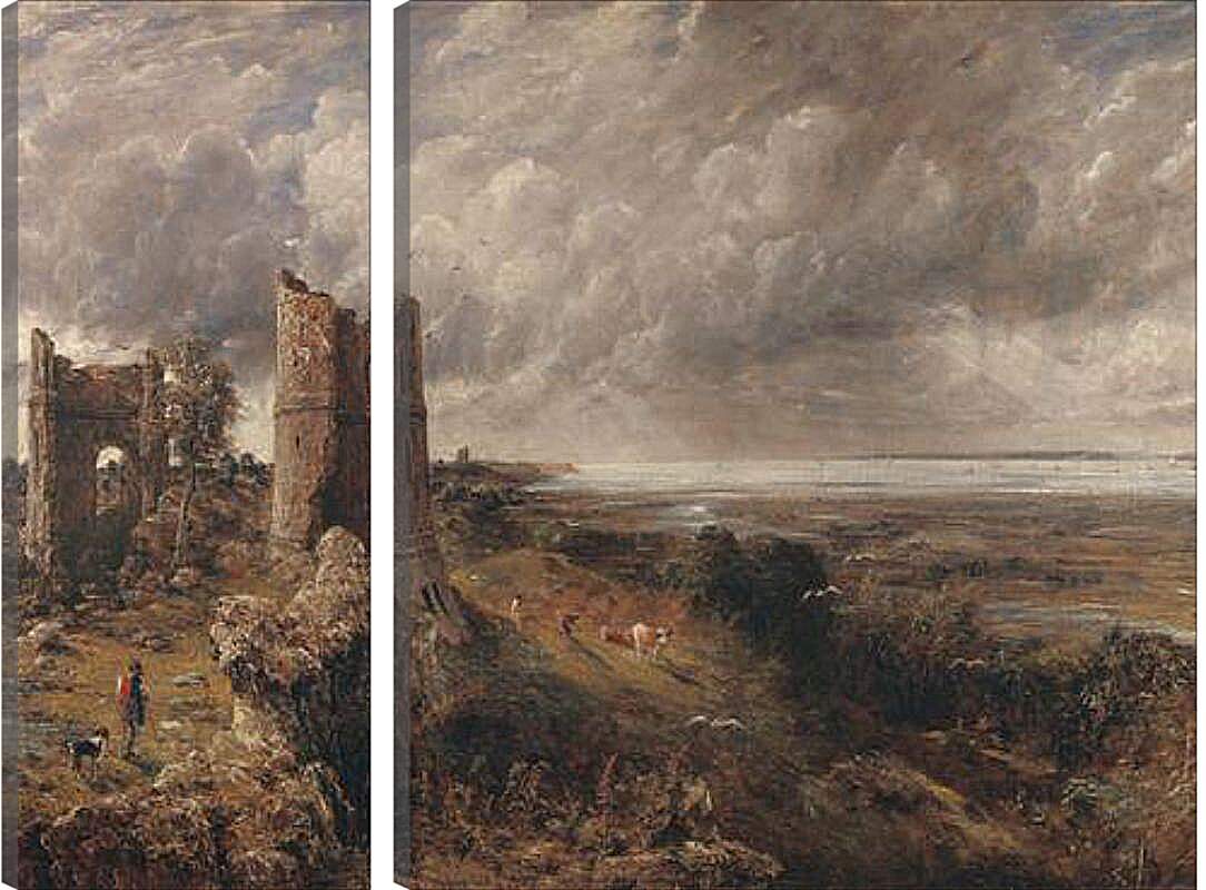 Модульная картина - Hadleigh Castle, The Mouth of the Thames  Morning after a Stormy Night. Джон Констебл