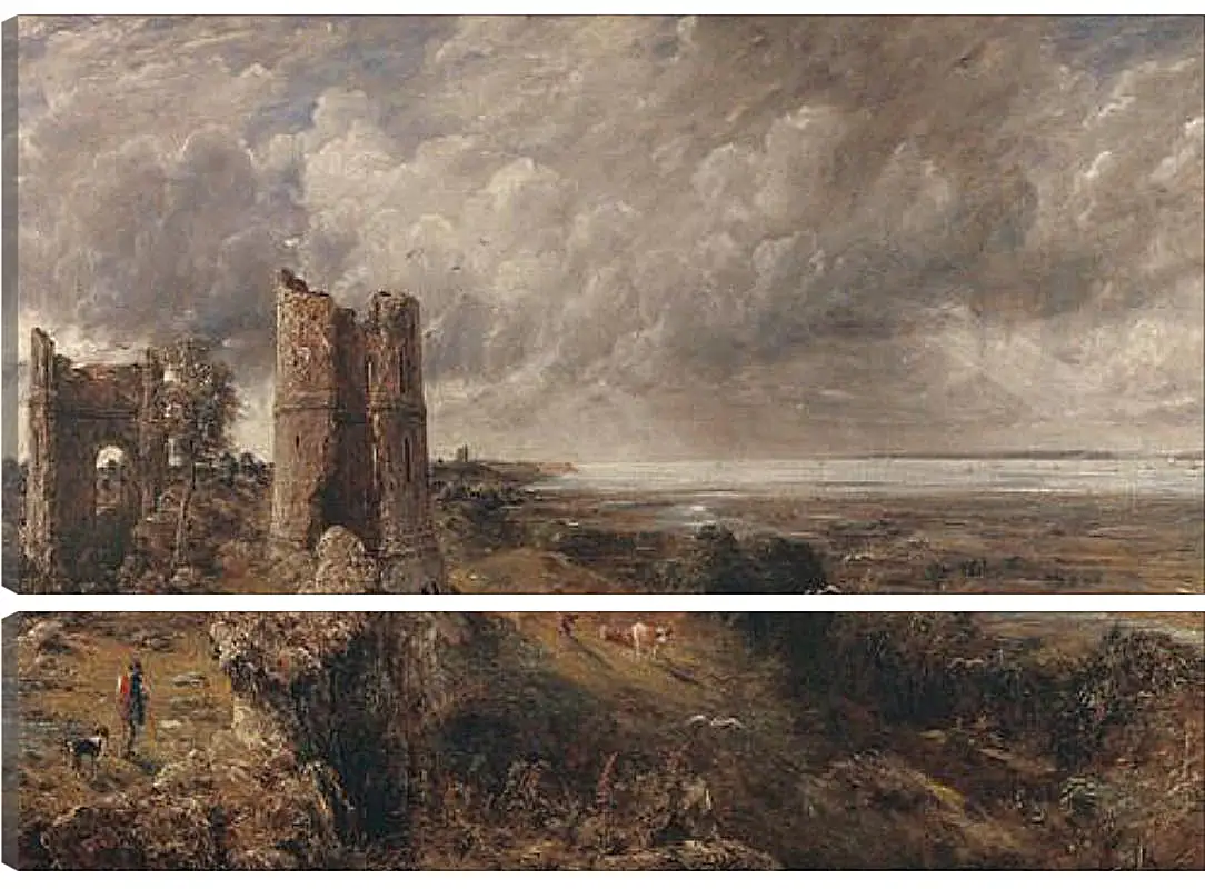 Модульная картина - Hadleigh Castle, The Mouth of the Thames  Morning after a Stormy Night. Джон Констебл