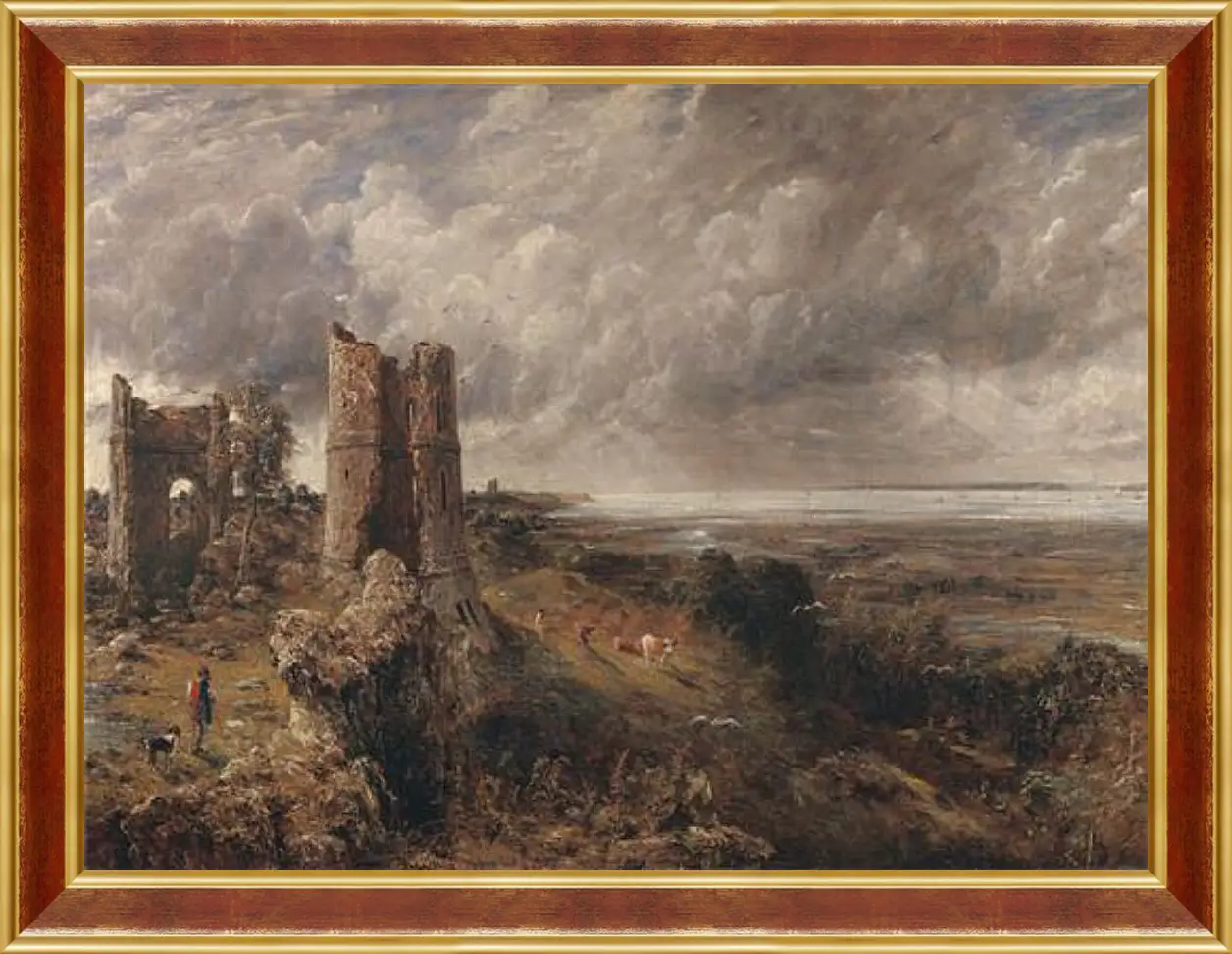 Картина в раме - Hadleigh Castle, The Mouth of the Thames  Morning after a Stormy Night. Джон Констебл