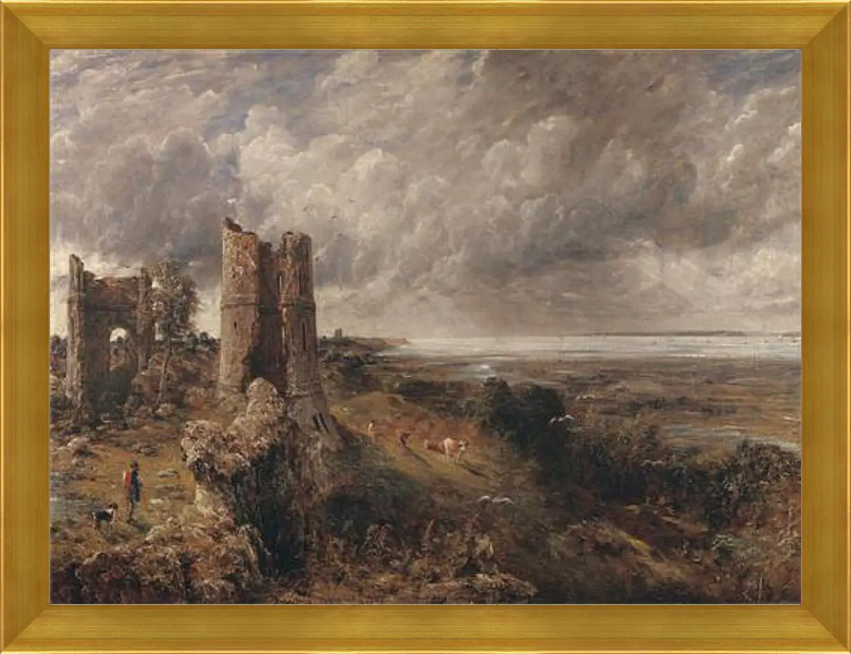 Картина в раме - Hadleigh Castle, The Mouth of the Thames  Morning after a Stormy Night. Джон Констебл