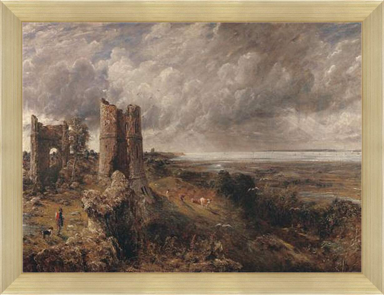Картина в раме - Hadleigh Castle, The Mouth of the Thames  Morning after a Stormy Night. Джон Констебл