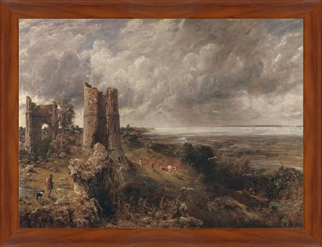 Картина в раме - Hadleigh Castle, The Mouth of the Thames  Morning after a Stormy Night. Джон Констебл