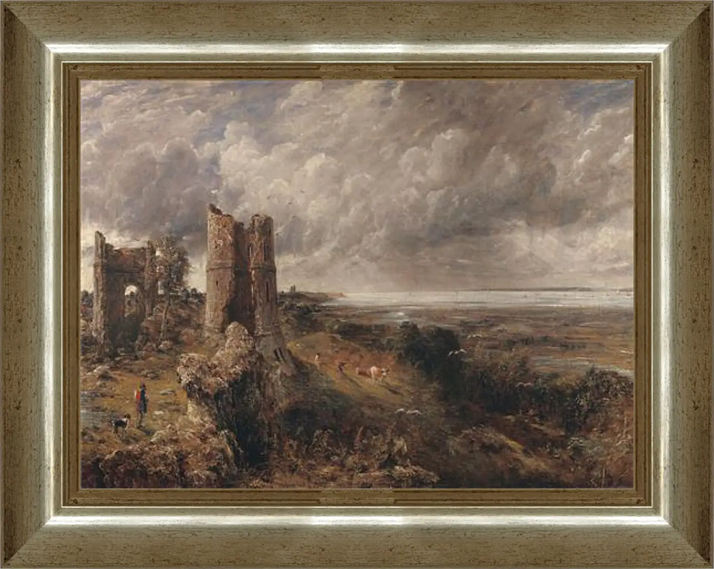 Картина в раме - Hadleigh Castle, The Mouth of the Thames  Morning after a Stormy Night. Джон Констебл