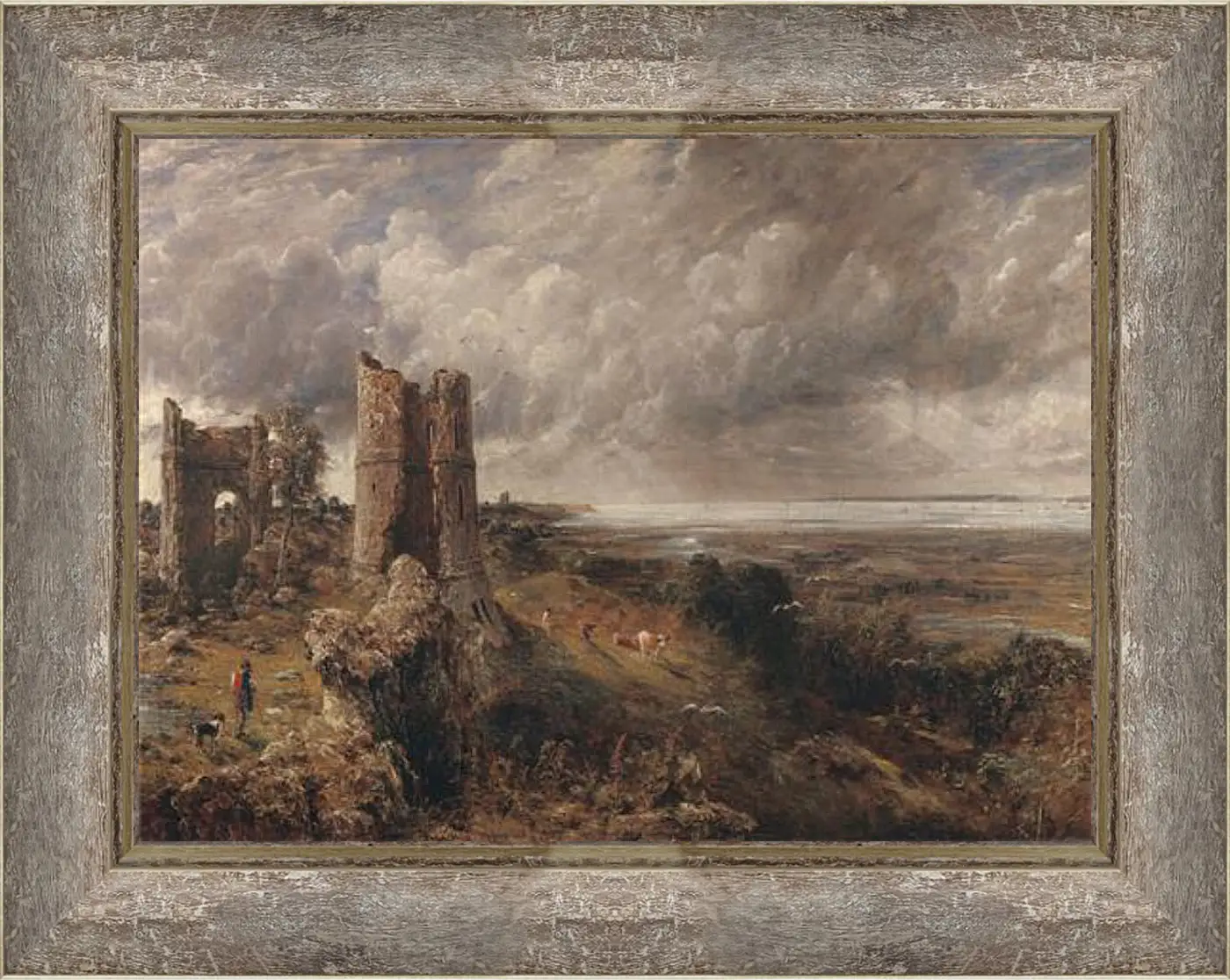 Картина в раме - Hadleigh Castle, The Mouth of the Thames  Morning after a Stormy Night. Джон Констебл