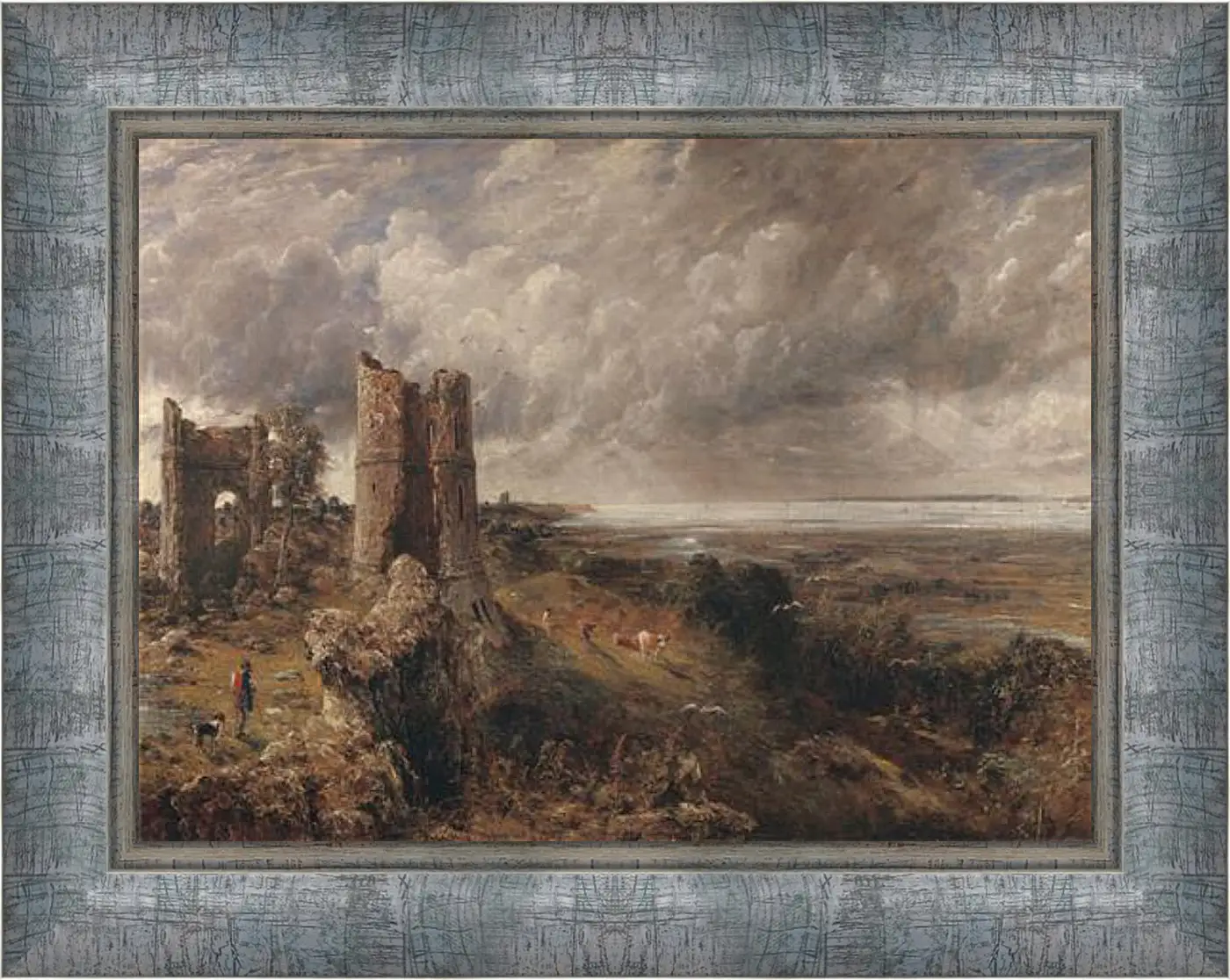 Картина в раме - Hadleigh Castle, The Mouth of the Thames  Morning after a Stormy Night. Джон Констебл