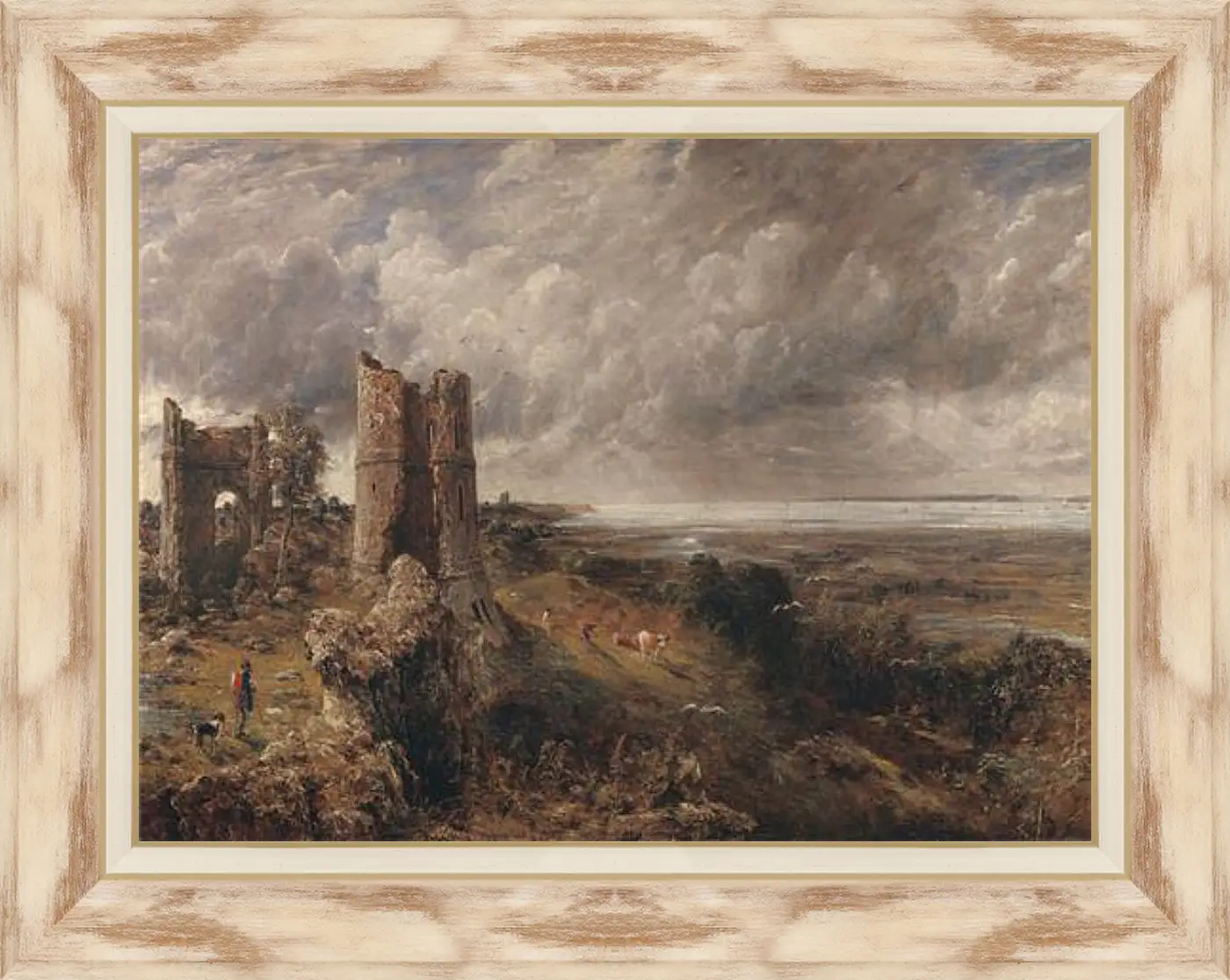 Картина в раме - Hadleigh Castle, The Mouth of the Thames  Morning after a Stormy Night. Джон Констебл