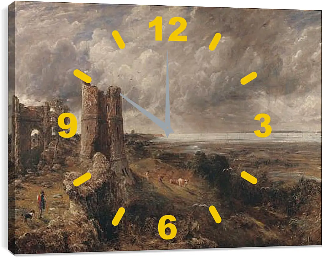 Часы картина - Hadleigh Castle, The Mouth of the Thames  Morning after a Stormy Night. Джон Констебл
