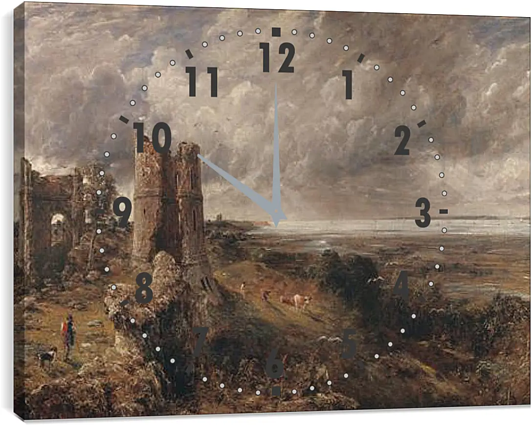 Часы картина - Hadleigh Castle, The Mouth of the Thames  Morning after a Stormy Night. Джон Констебл