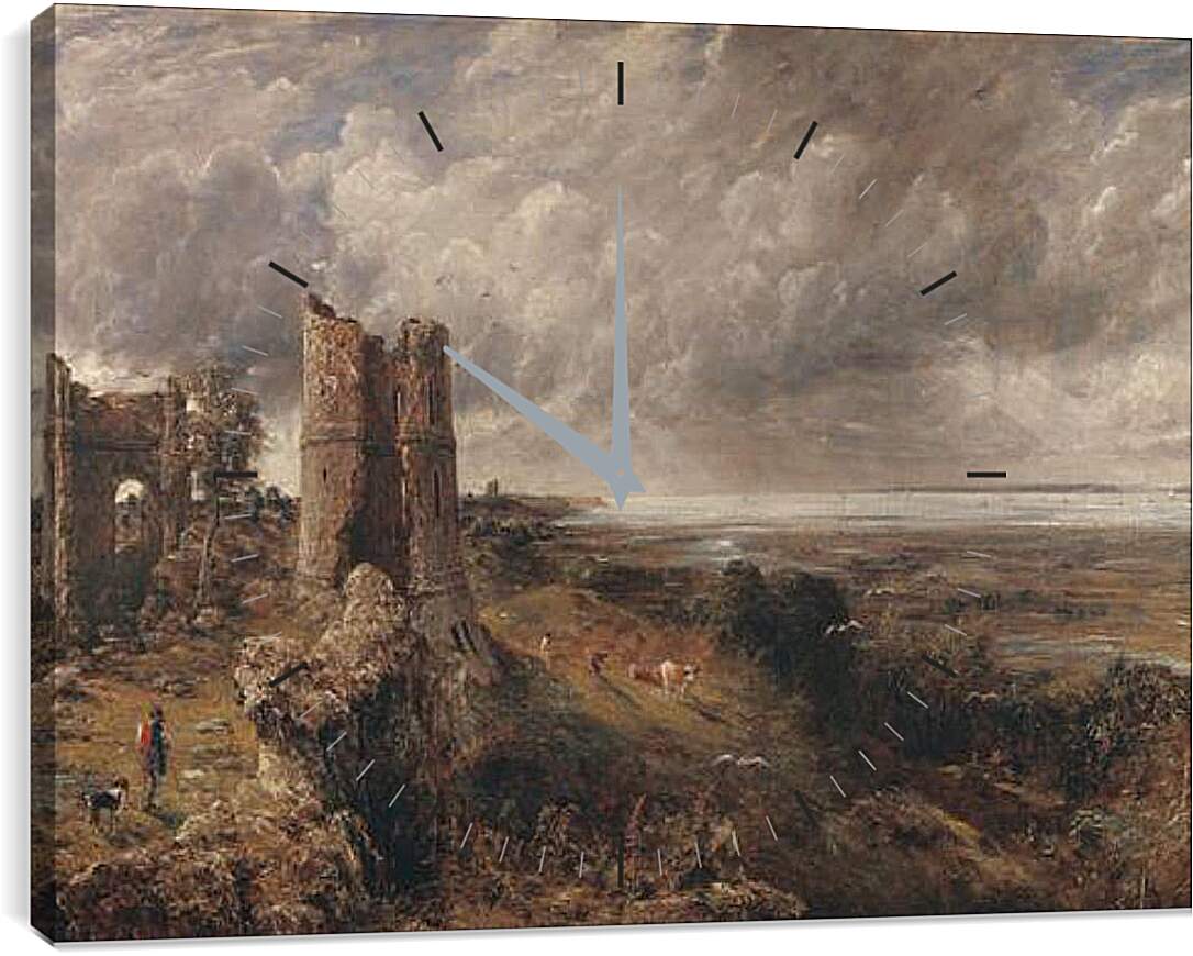 Часы картина - Hadleigh Castle, The Mouth of the Thames  Morning after a Stormy Night. Джон Констебл