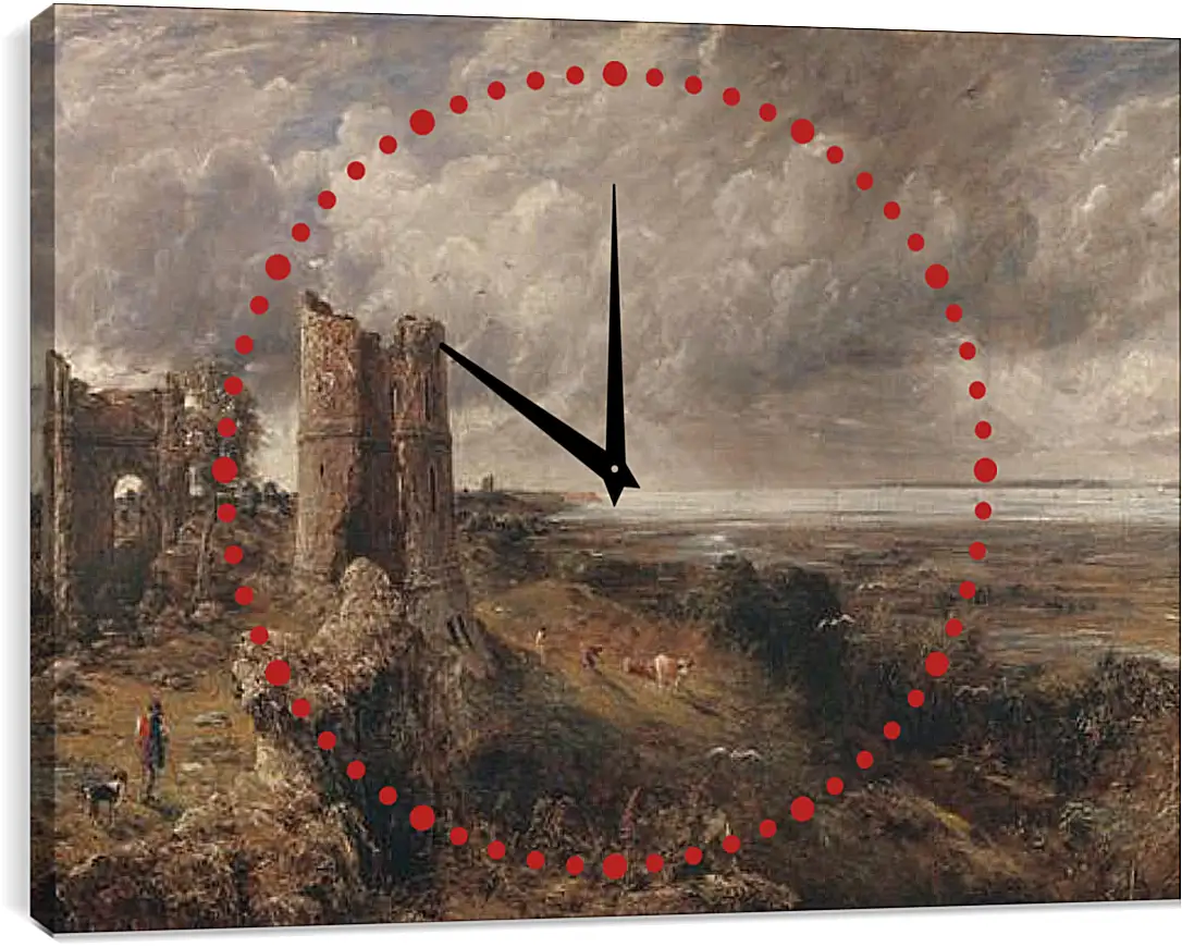 Часы картина - Hadleigh Castle, The Mouth of the Thames  Morning after a Stormy Night. Джон Констебл