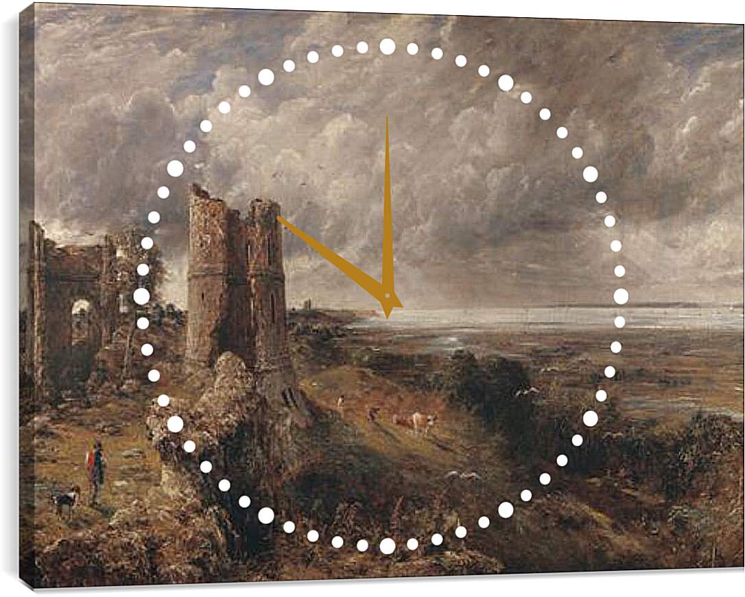 Часы картина - Hadleigh Castle, The Mouth of the Thames  Morning after a Stormy Night. Джон Констебл