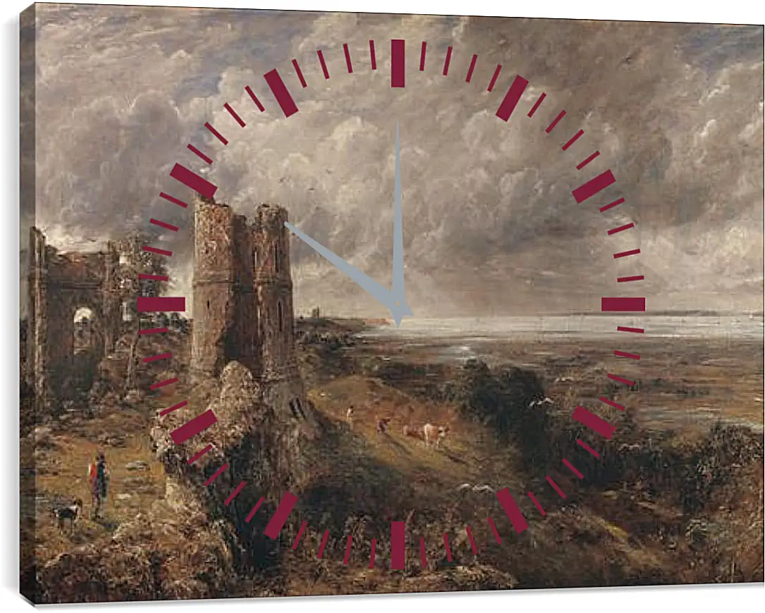 Часы картина - Hadleigh Castle, The Mouth of the Thames  Morning after a Stormy Night. Джон Констебл